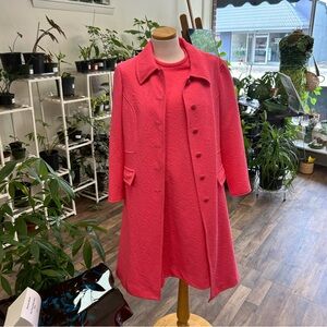 Vintage Puritan... Forever Young Bright Pink Two Piece Set